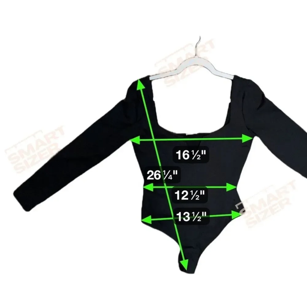 Free People Zoe Bodysuit Stretch Long Sleeve Boho Goth Black Women M‎